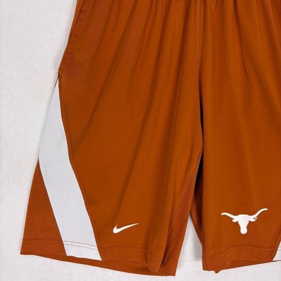 Nike Dri-Fit Texas Longhorns Orange Athletic Basketball Shorts Men's Medium - Picture 3 of 16